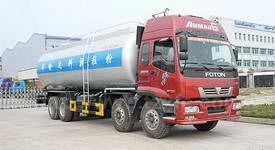 歐曼前四后八粉粒物料運(yùn)輸車(chē)圖片