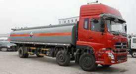 東風天龍小三軸化工液體運輸車圖片